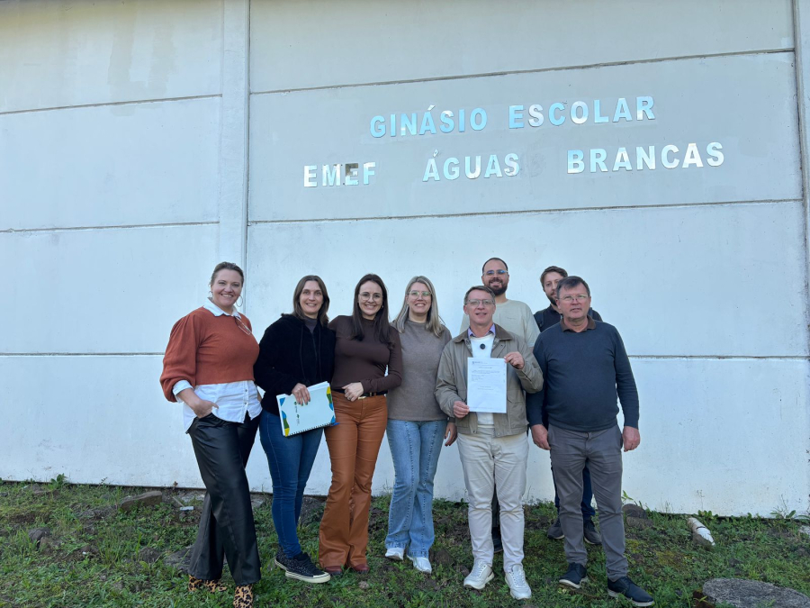 Três Coroas recebe autorização para concluir ginásio da Escola Águas Brancas após anos de paralisação